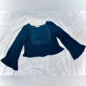 Elegant Blue Women's Top